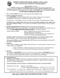 Form PPB-3 Pistol Permit Application - Niagara County, New York, Page 3