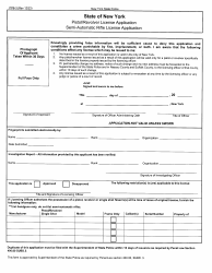 Form PPB-3 Pistol Permit Application - Niagara County, New York, Page 8