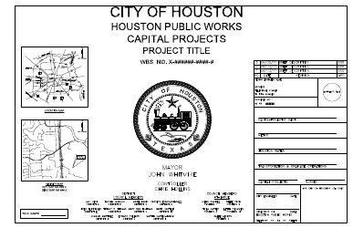 Document preview: Capital Projects (Cp) Cover Sheet - City of Houston, Texas