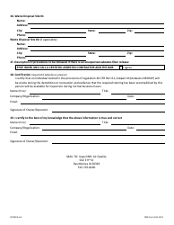 DNR Form 542-1474 Asbestos Notification of Bridge Demolition and Renovation - Iowa, Page 3