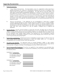 Application for Non-standard Test Accommodations (Nta) - New York, Page 4