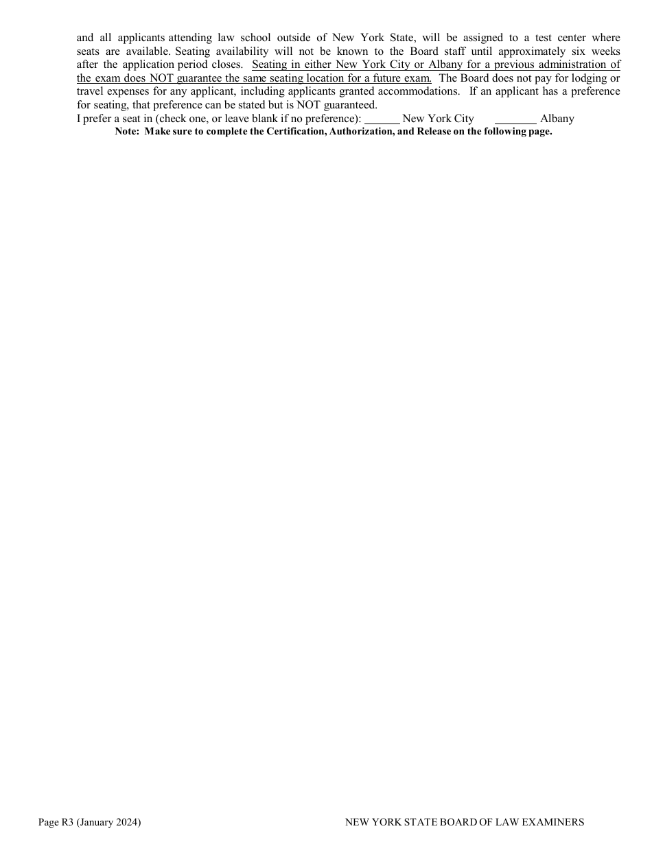 Re-application for Non-standard Test Accommodations (Nta) - New York, Page 3