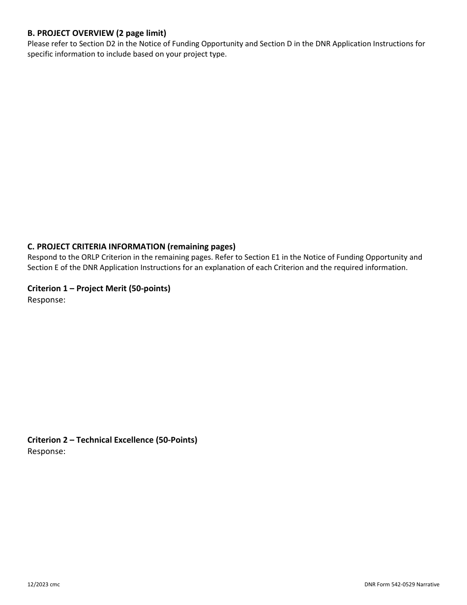 DNR Form 542-0529 Round 7 Project Narrative - Outdoor Recreation Legacy Partnership (Orlp) Program - Iowa, Page 2