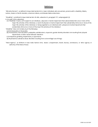 DNR Form 542-0327 Minority Impact Statement - Iowa, Page 2