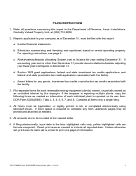 Instructions for DOR Form 82054REE Renewable Energy Equipment Property Tax Form - Arizona, Page 2