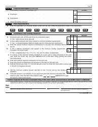 IRS Form 5500-EZ Annual Return of a One-Participant (Owners/Partners and Their Spouses) Retirement Plan or a Foreign Plan, Page 2