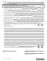 Form NHJB-2827-F Casa Gal/Gal Court Cover Sheet - Children and Youth in Rsa 169-c Court Hearings - New Hampshire, Page 2