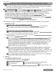 Form NHJB-3172-F Juvenile Abuse/Neglect Order - Notification of Rights and Consequences Hearing - New Hampshire, Page 2