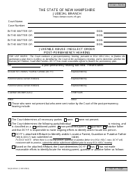 Document preview: Form NHJB-2253-F Juvenile Abuse/Neglect Order - Post-permanency Hearing - New Hampshire