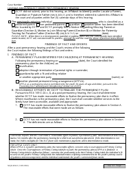 Form NHJB-2253-F Juvenile Abuse/Neglect Order - Post-permanency Hearing - New Hampshire, Page 2