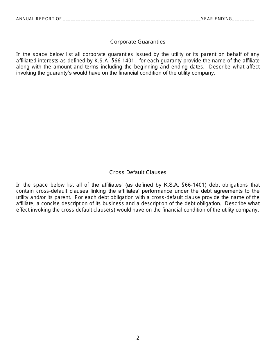 Electric Kansas Supplemental Annual Report - Kansas, Page 4