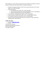 Request for Records Under California Public Records Act - California, Page 2