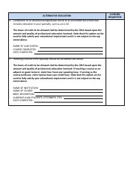 Post-examination Application for Initial Certification - Legal Malpractice Law Certified Specialist - California, Page 15