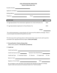 Post-examination Application for Initial Certification - Legal Malpractice Law Certified Specialist - California, Page 17