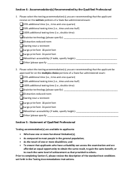 Qualified Professional Certification Form - California, Page 3