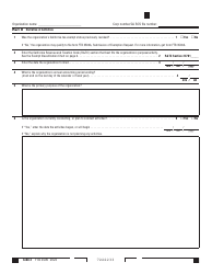 Form FTB3500 Exemption Application - California, Page 2