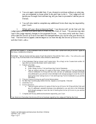 Family Law Information and Instructions (No Minor Children) - Wyoming, Page 11