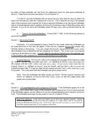 Family Law Information and Instructions (No Minor Children) - Wyoming, Page 3