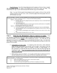 Family Law Information and Instructions (No Minor Children) - Wyoming, Page 4