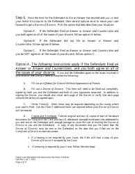 Family Law Information and Instructions (No Minor Children) - Wyoming, Page 6