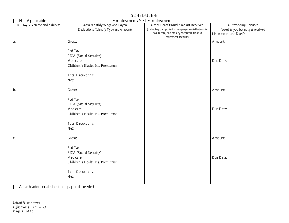 Initial Disclosures - Divorce - Wyoming, Page 12