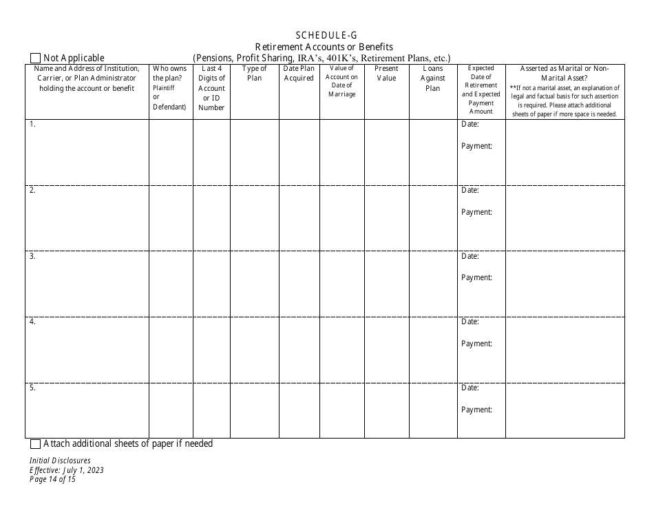 Wyoming initial disclosures divorce fill out sign online and
