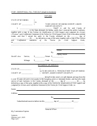 Summons - Child Support Modification - Wyoming, Page 2