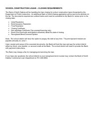 Form SFN52306 School Construction Loan Application - North Dakota, Page 4