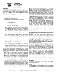Maryland Form CRA (COM/RAD-093) Combined Registration Application - Maryland, Page 6