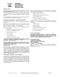 Maryland Form CRA (COM/RAD-093) Combined Registration Application - Maryland, Page 8