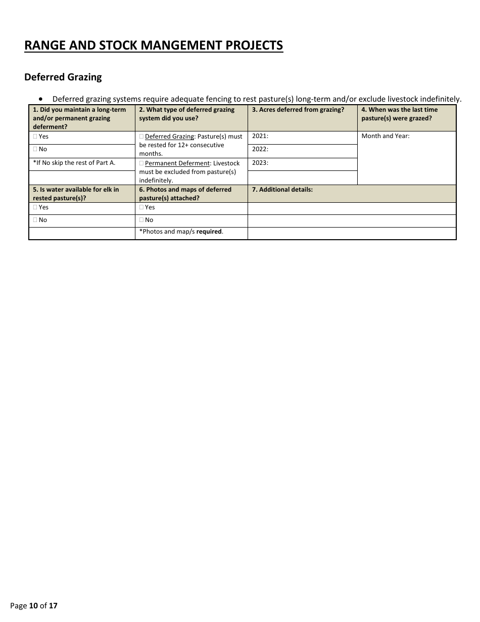 Eplus Habitat Incentive Program Application and Agreement - New Mexico, Page 10