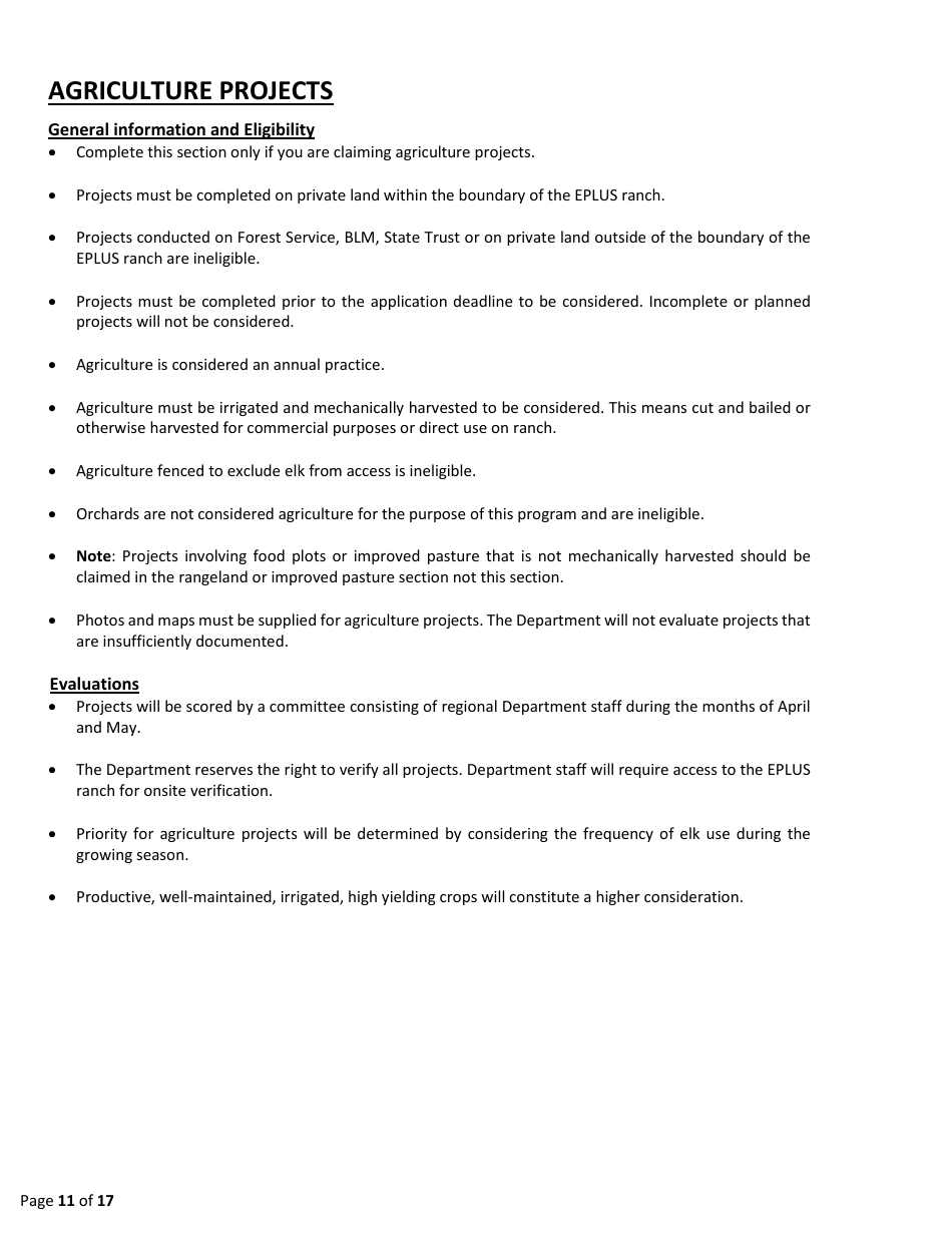 Eplus Habitat Incentive Program Application and Agreement - New Mexico, Page 11