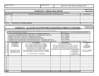 Form GR-1065 Partnership Income Tax Form - City of Grand Rapids, Michigan, Page 15