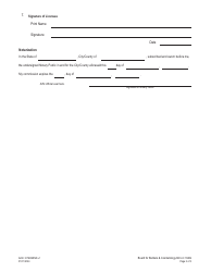 Form A450-12TERMIND Certificate of License Termination - Barbers and Cosmetology Individual - Virginia, Page 2