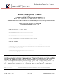 Form CFDA-945.2 Independent Expenditure Report - Virginia