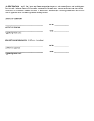Certified Local Government Grant Assurance Form - Georgia (United States), Page 2