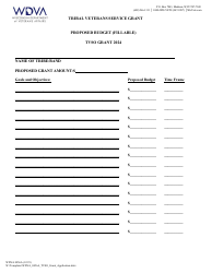 Form WDVA0056A Application for Tribal Veterans Service Grant - Wisconsin, Page 9