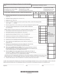 State Form 49178 Schedule EZ Enterprise Zone Schedule - Indiana, Page 2