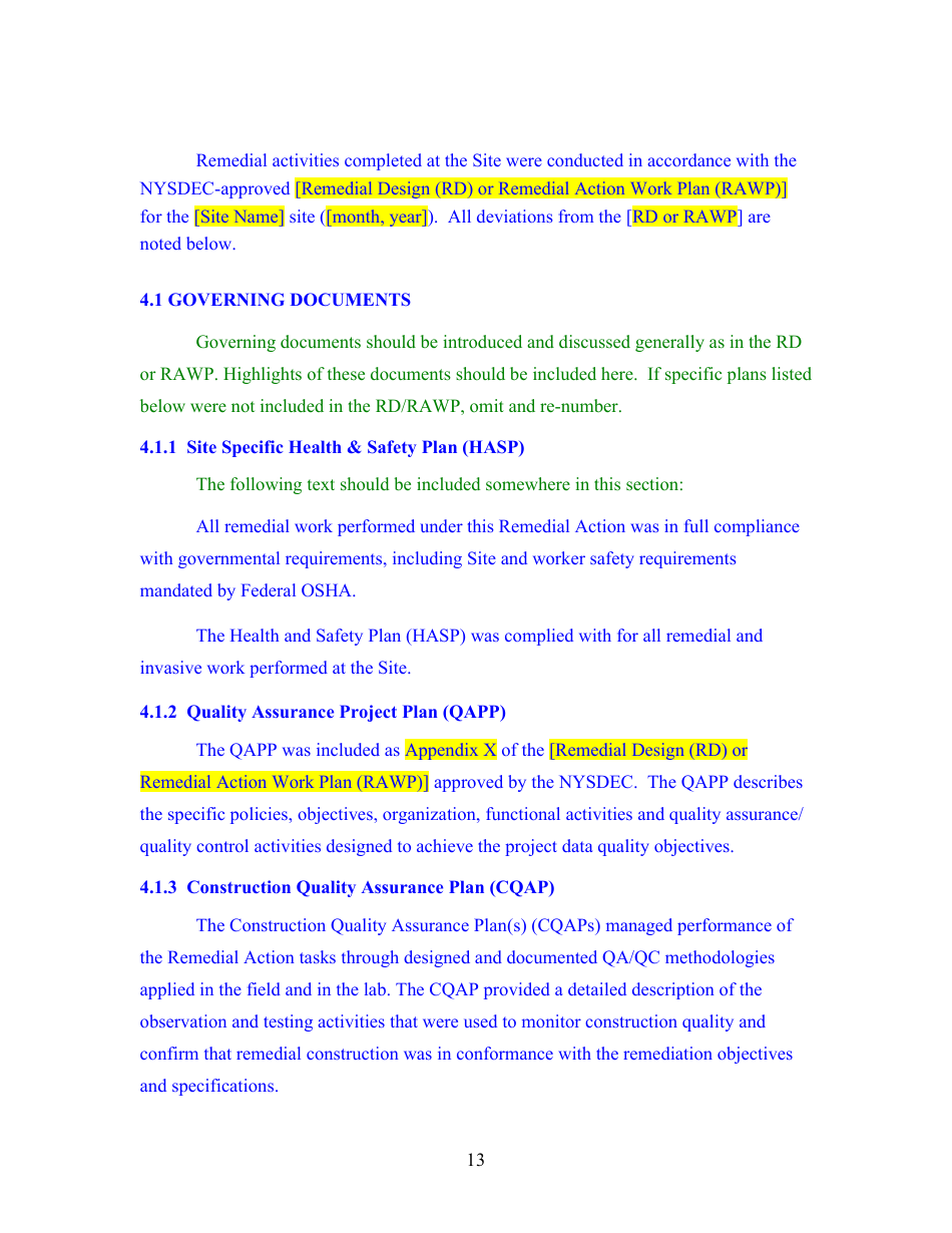 Checklist for Final Engineering Report (Fer) Approval - New York, Page 27