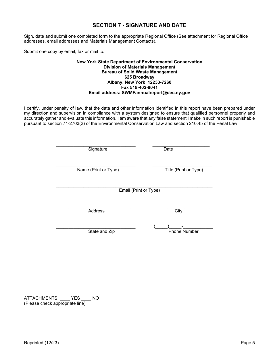 Household Hazardous Waste Collection Event Annual Report - New York, Page 5