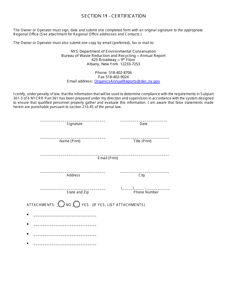 Permitted Anaerobic Digester Annual Report - New York, Page 10