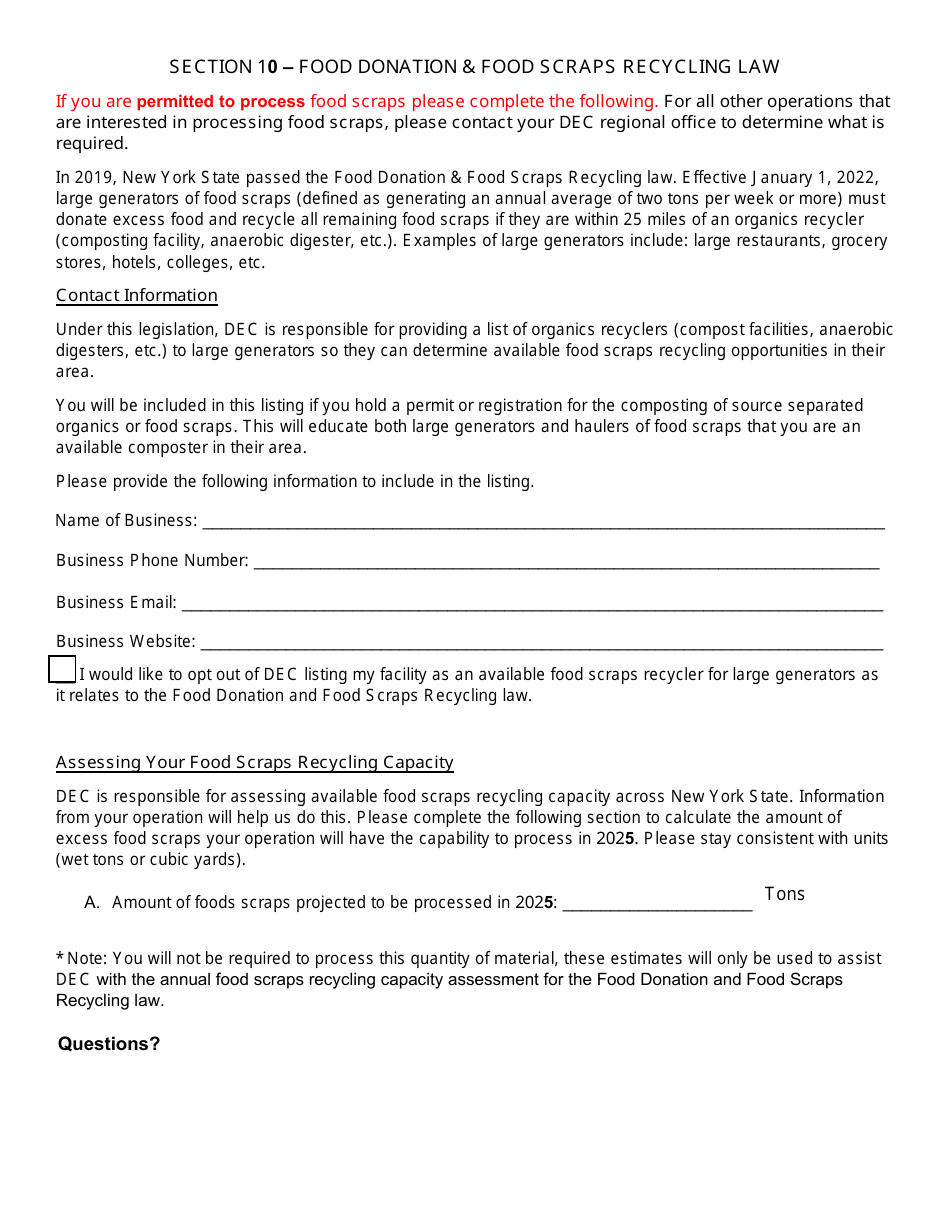 Permitted Anaerobic Digester Annual Report - New York, Page 9