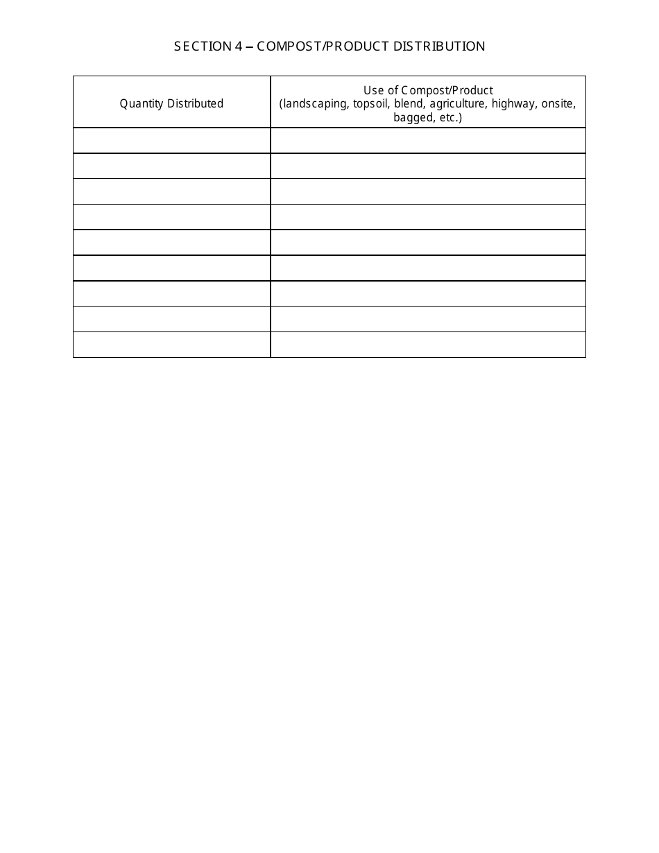 Permitted Biosolids Composting Facility Annual Report - New York, Page 4