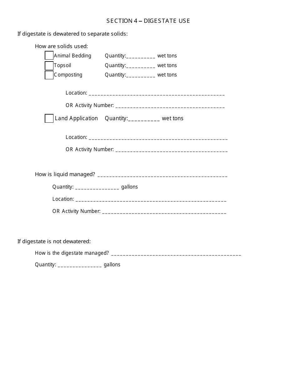 Registered Anaerobic Digester Annual Report - New York, Page 4
