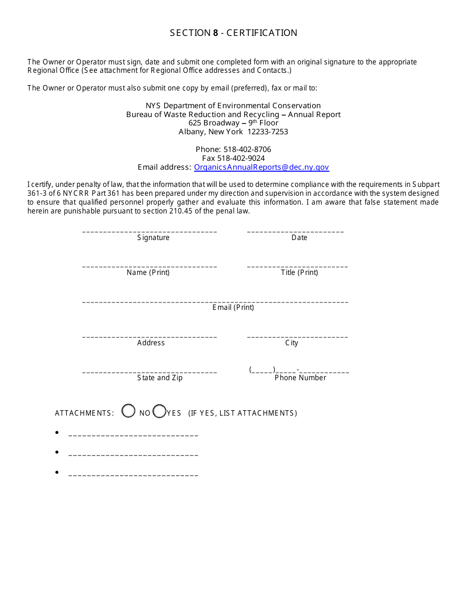 Registered Anaerobic Digester Annual Report - New York, Page 7