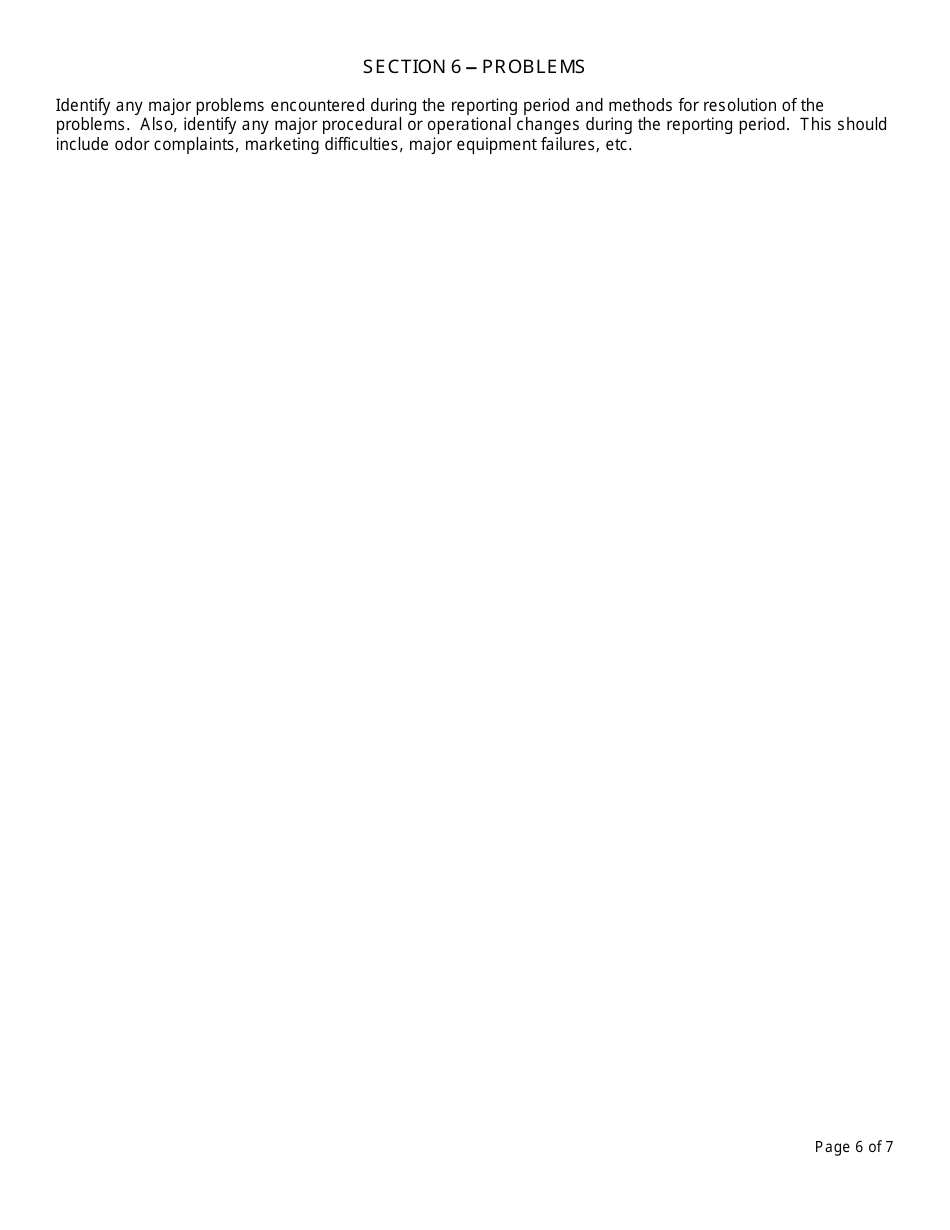 Registered Unrecognizable Food Processing Waste Land Application Annual Report - New York, Page 6