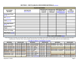 Recyclables Handling &amp; Recovery Facility Annual Report - New York, Page 6