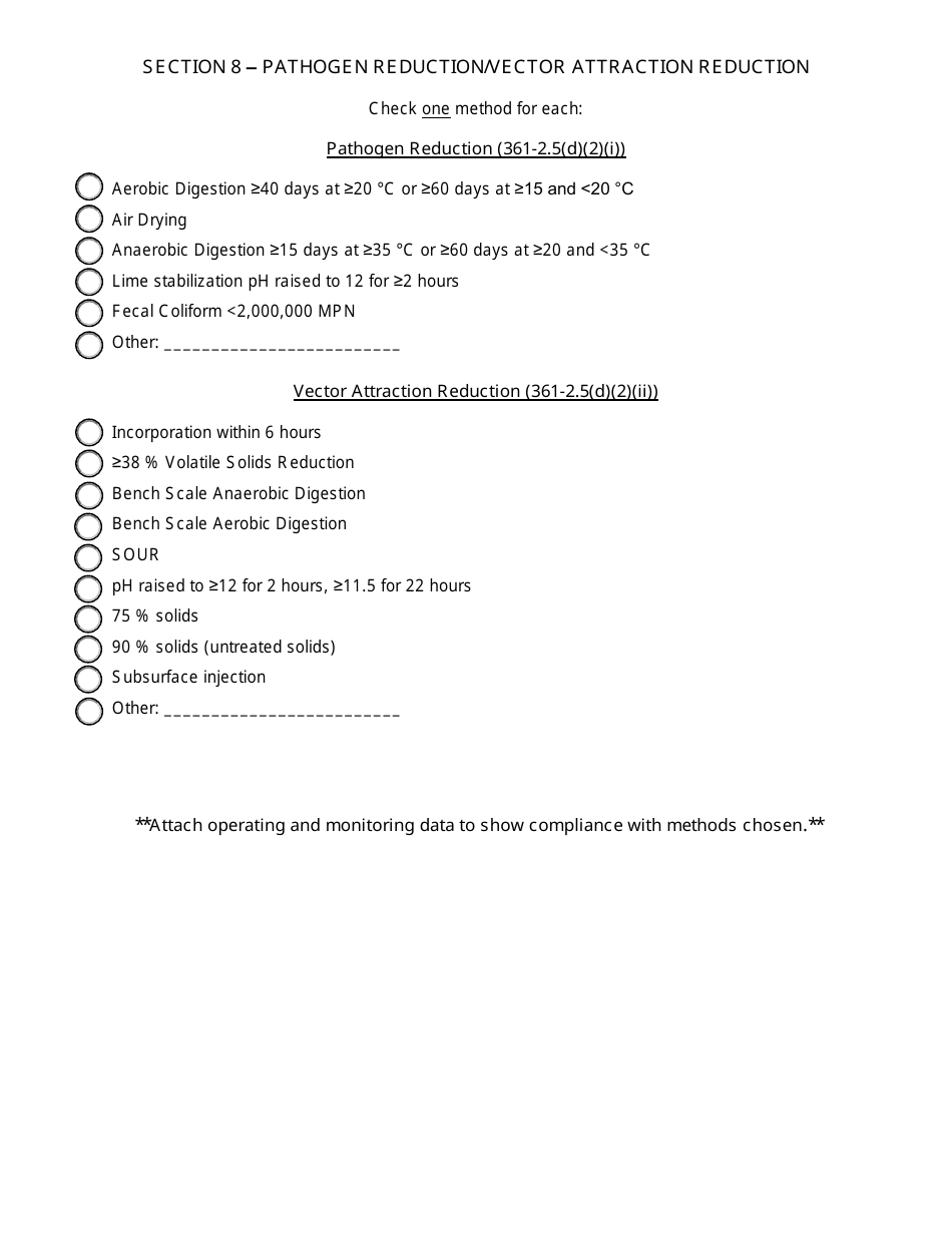 Permitted Biosolids Land Application Annual Report - New York, Page 8