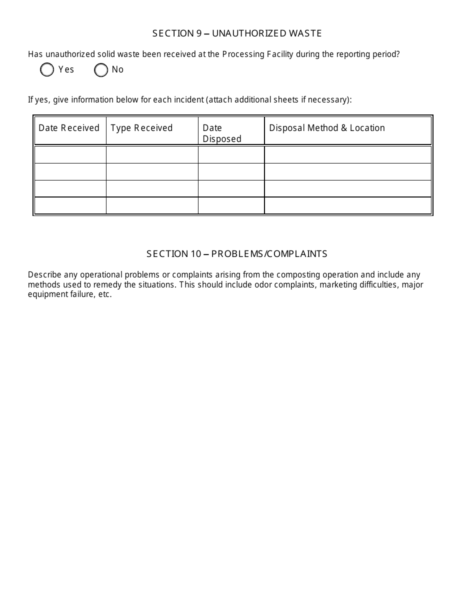Permitted Biosolids Land Application Annual Report - New York, Page 9