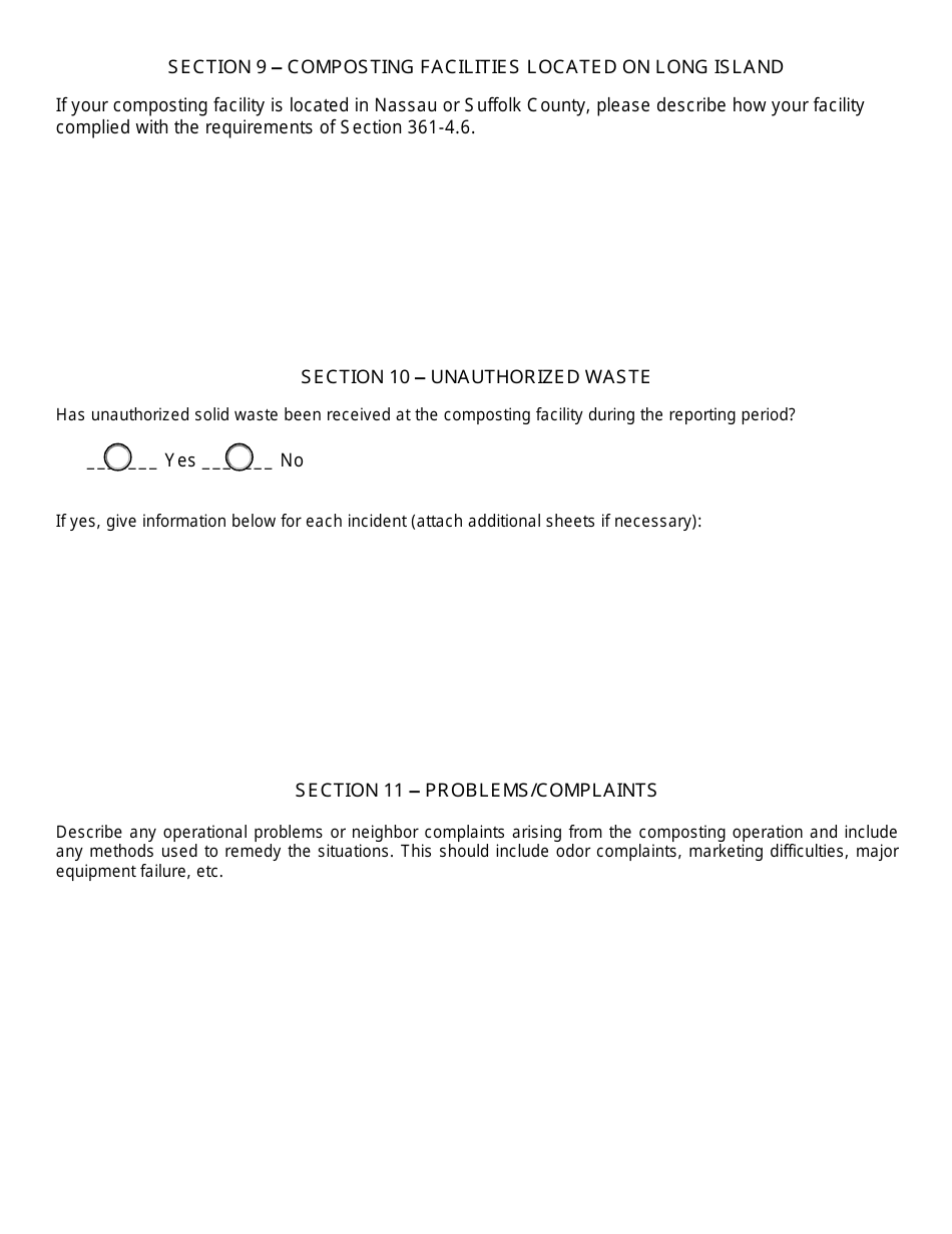 Compost Facility Annual Report - New York, Page 8